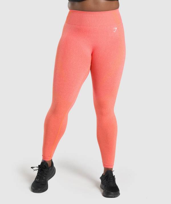 Damske Legíny Gymshark Vital Seamless 2.0 Oranžové | WC7314069